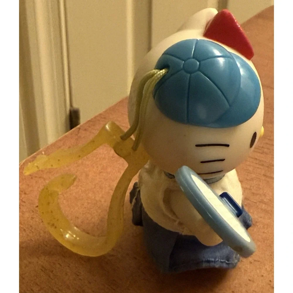 Hello Kitty McDonalds Happy Meal Toy 2000 Key Chain‎ Kitty Tennis Outfit Sanrio